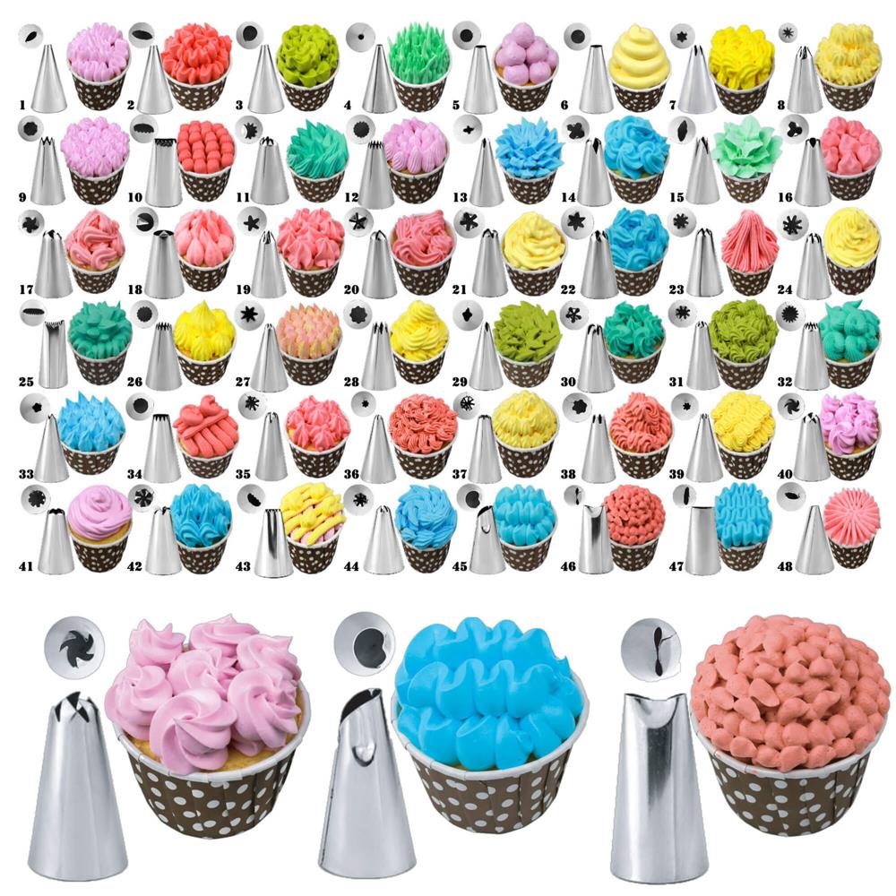Set patiserie cu platou rotativ, 37 piese cu sabloane pentru ornarea prajiturilor Household NewTrend