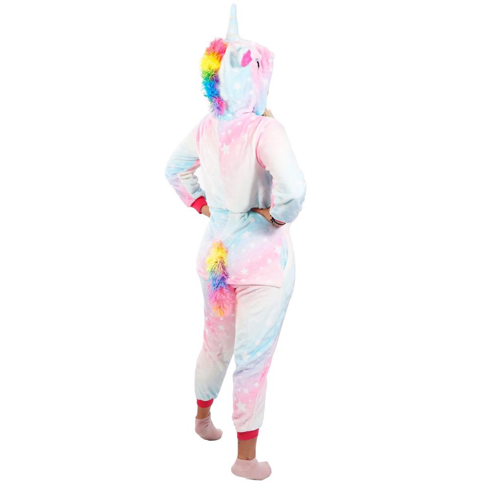 Pijama tip salopeta pentru dama, model unicorn, marime S Household NewTrend