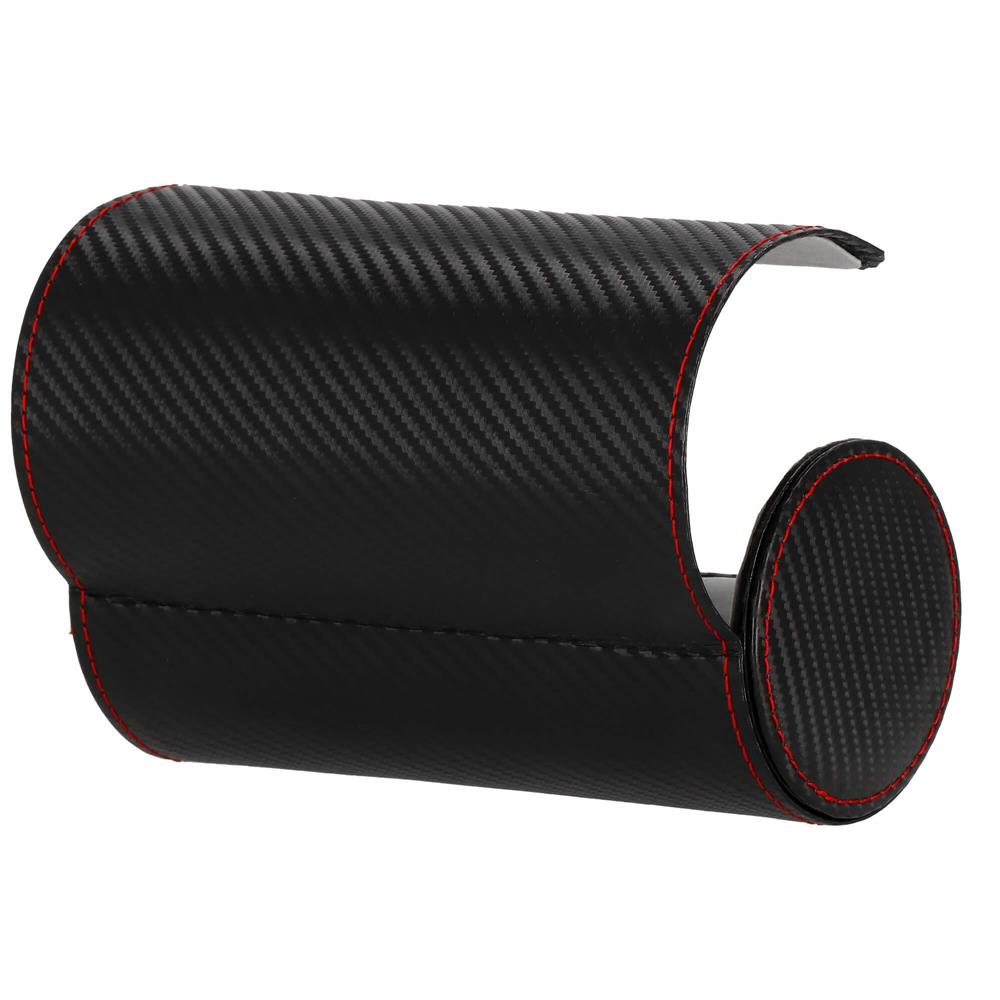 (DL) Cutie depozitare si organizare ceasuri si alte accesorii, MDF, piele ecologica, 20x9cm, negru Household NewTrend