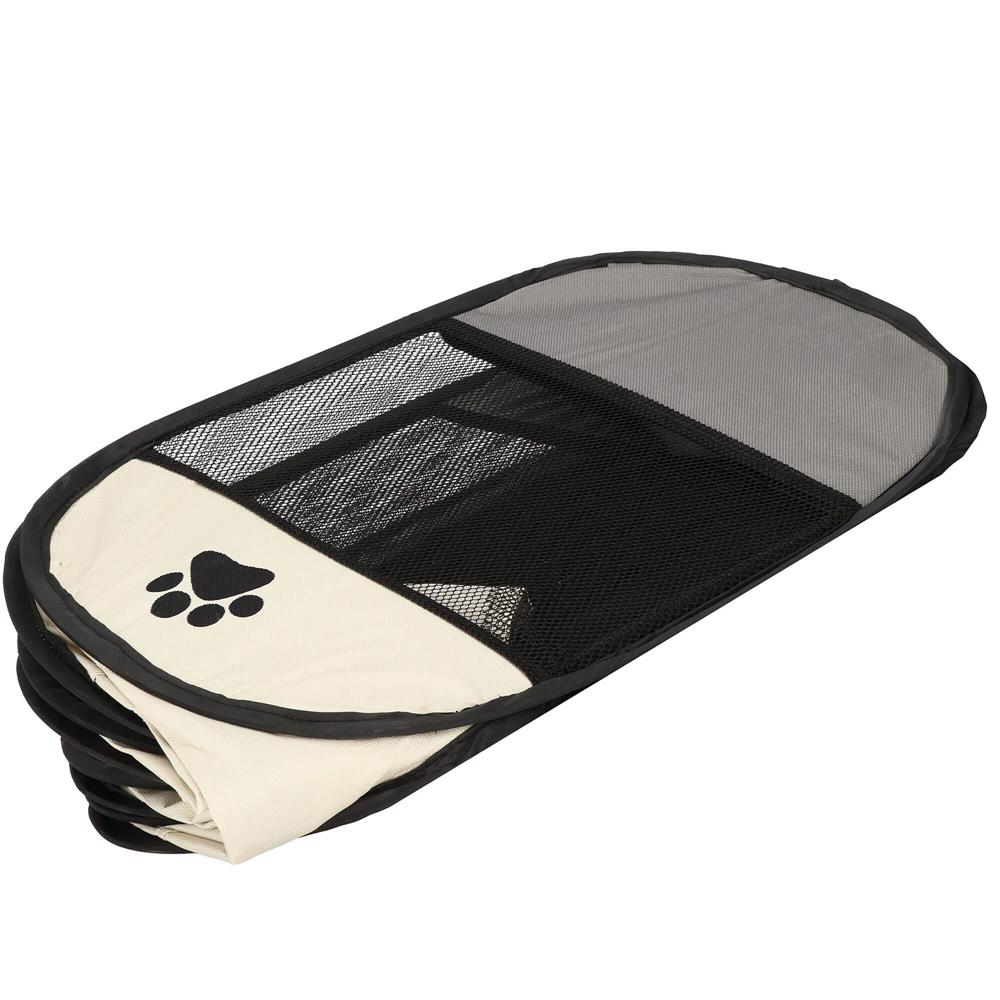 Tarc pliabil pentru animale de companie, diametru 91cm, gri crem Household NewTrend