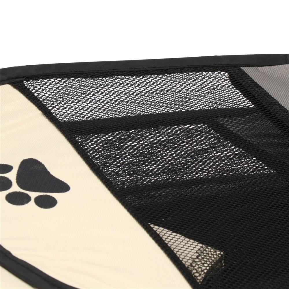 Tarc pliabil pentru animale de companie, diametru 91cm, gri crem Household NewTrend