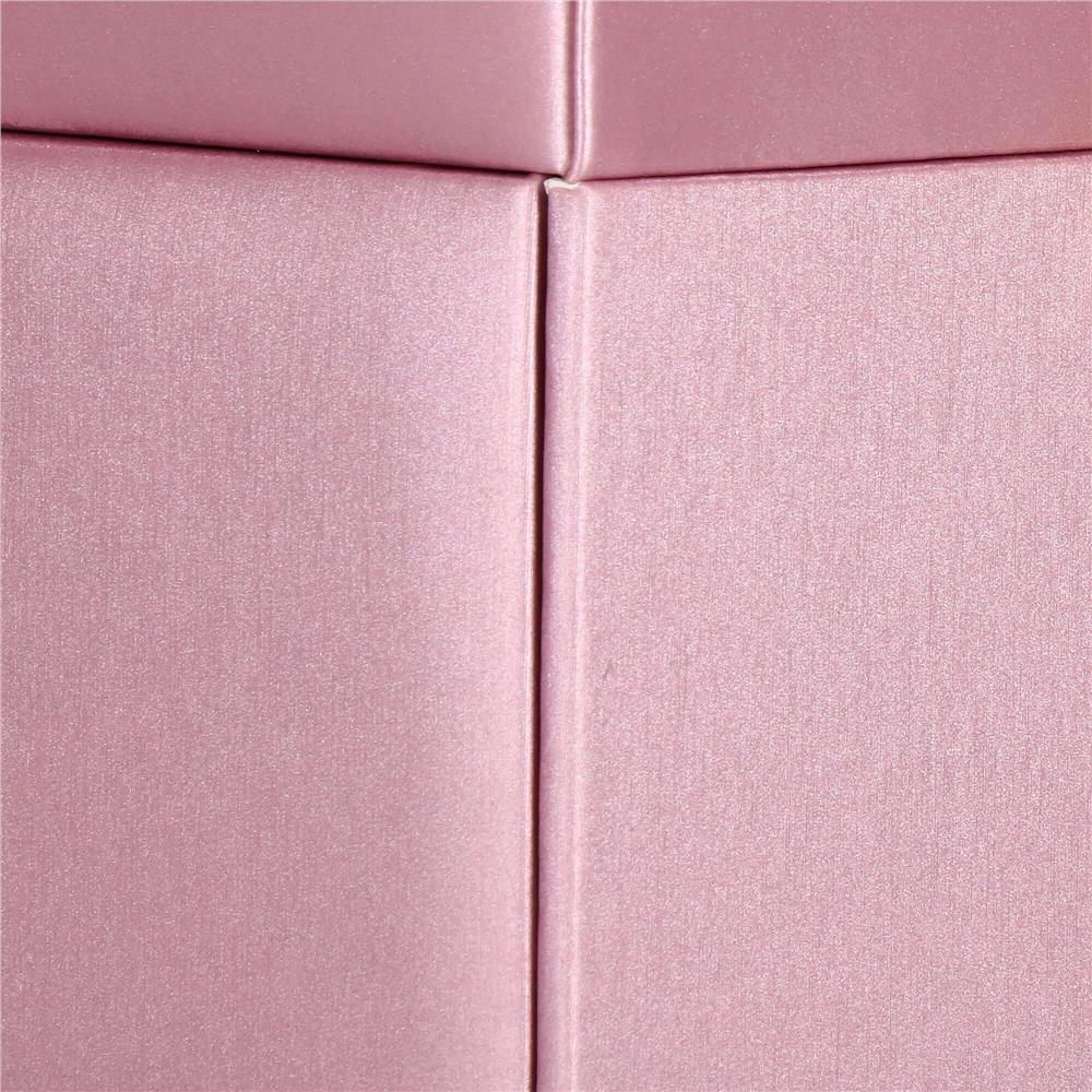 (DL) Cutie depozitare si organizare bijuterii, MDF, piele ecologica si velur, 17,5 x 14 x 12,5cm, roz Household NewTrend