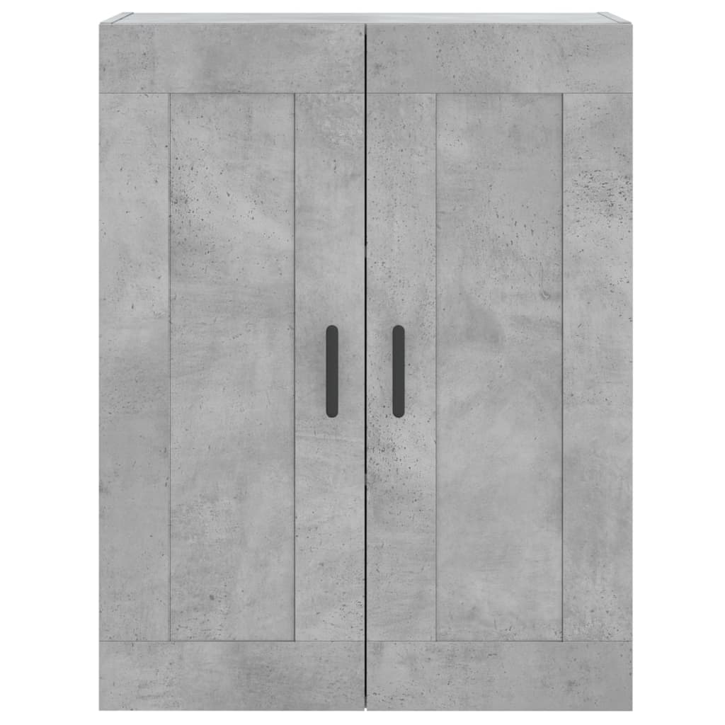 Dulap înalt, gri beton, 69,5x34x180, lemn compozit GartenMobel Dekor