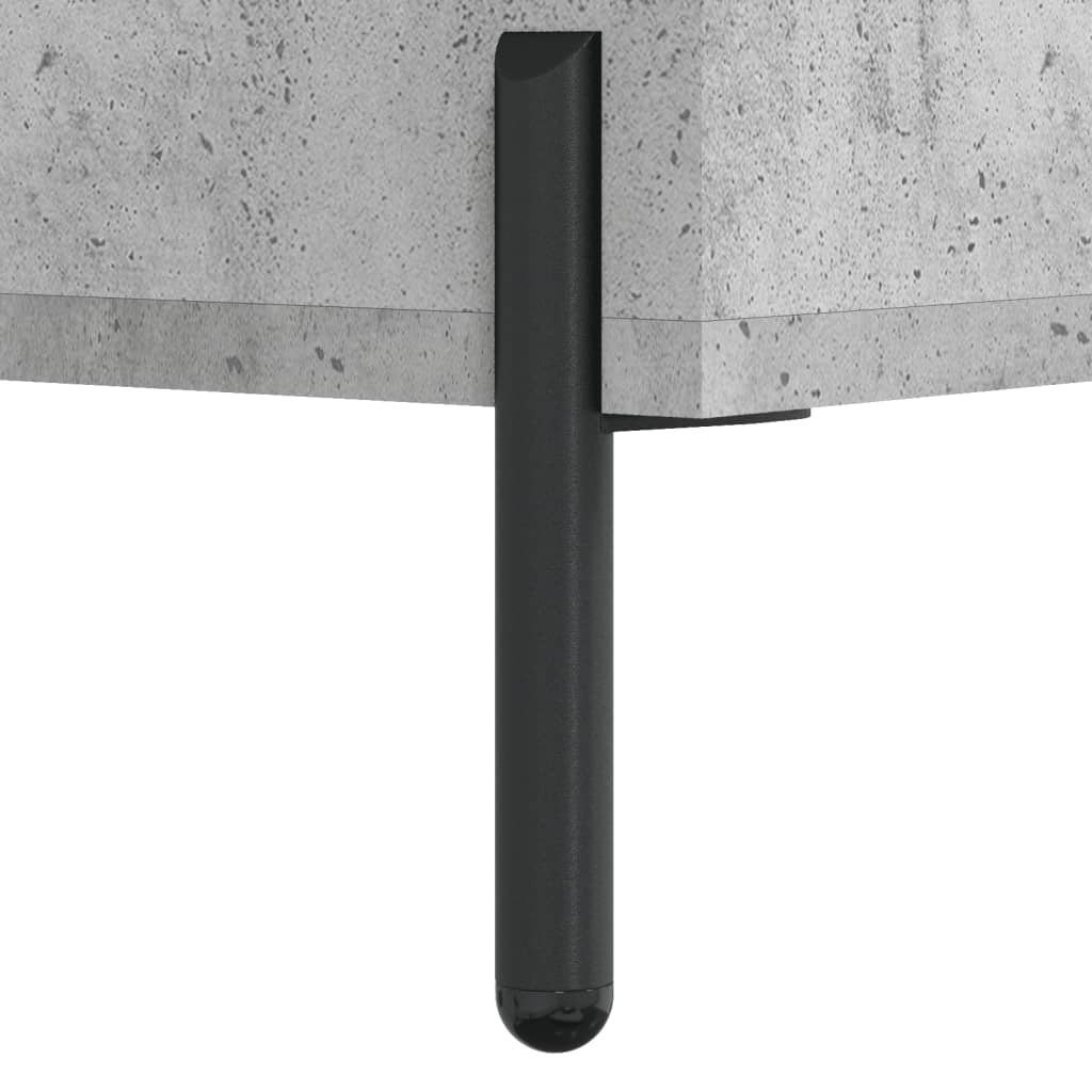 Dulap înalt, gri beton, 69,5x34x180, lemn compozit GartenMobel Dekor