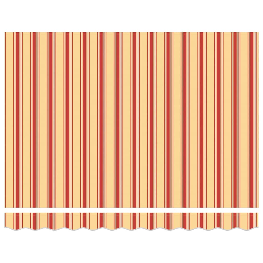 Copertină Retractabilă Manuală Galbenă și Portocalie 350x250 cm GartenMobel Dekor