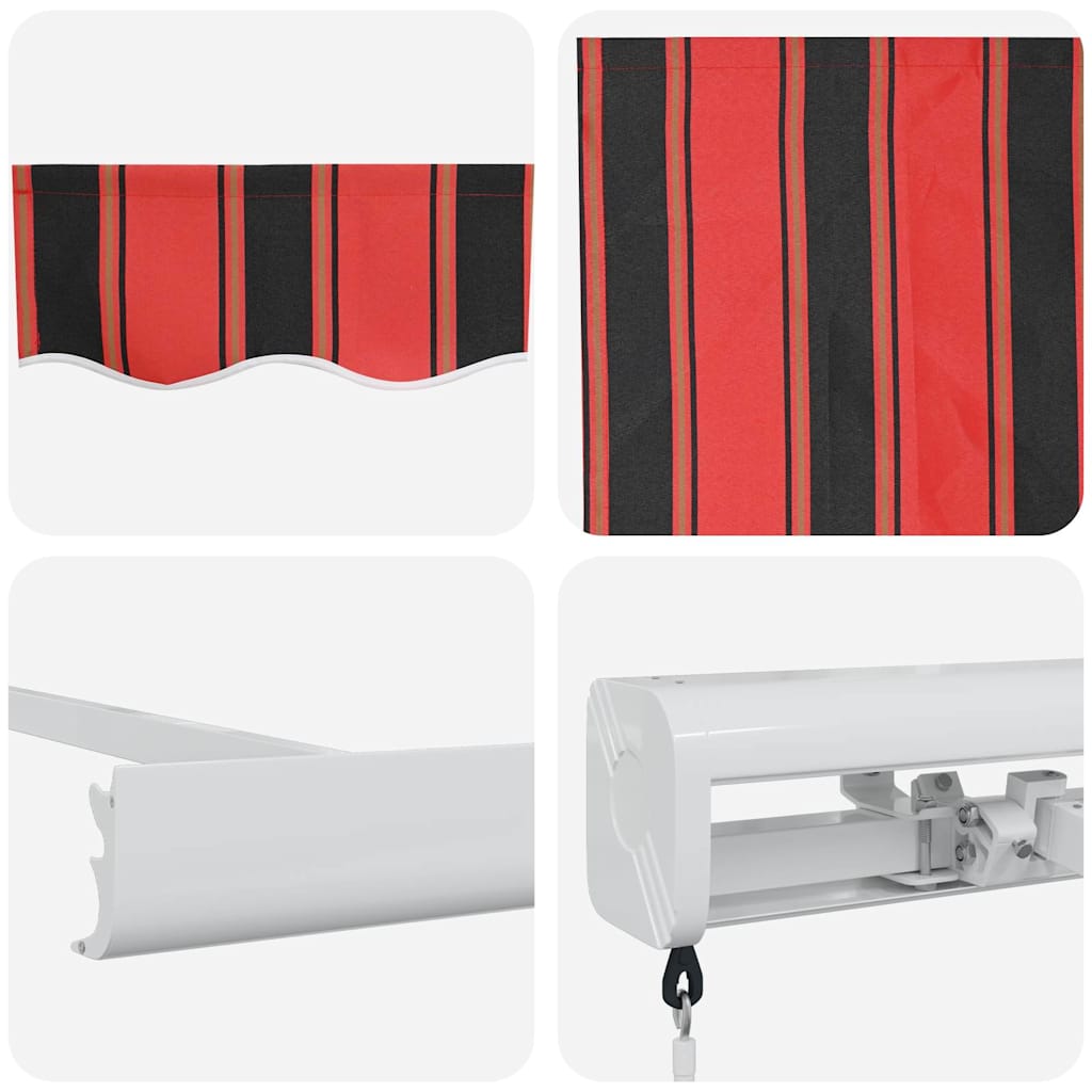 Obraz retractabil manual, portocalie și maro, 350 x 250 cm GartenMobel Dekor