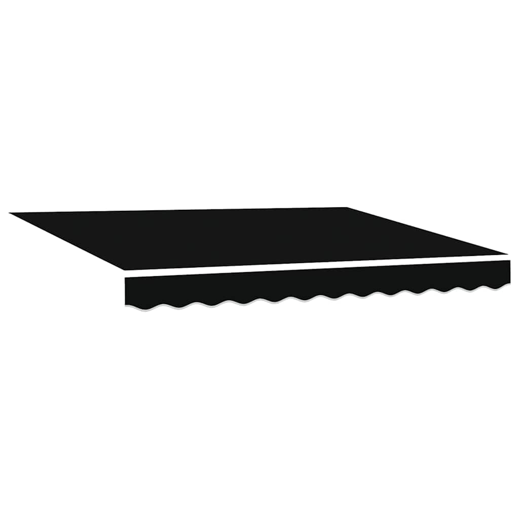 Cuvertura retractabilă manuală neagră, 350x250 cm GartenMobel Dekor