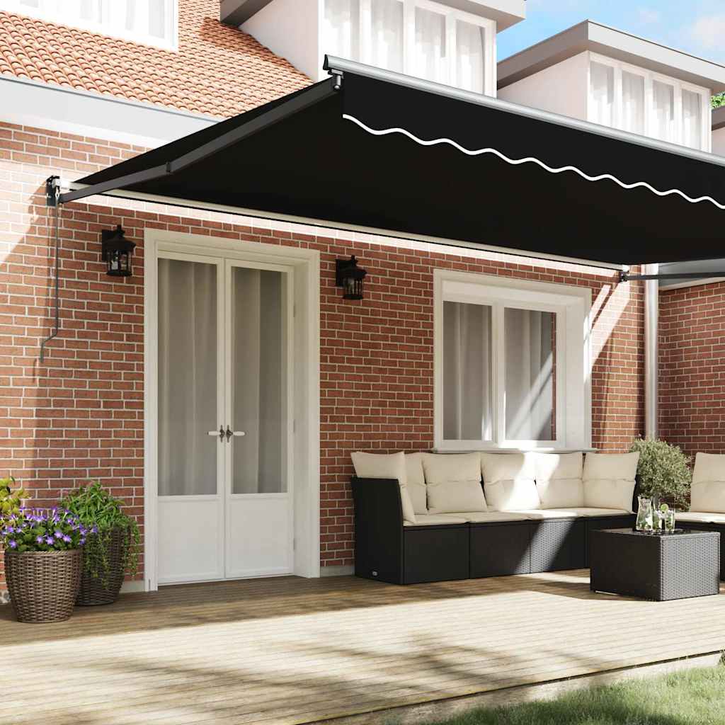 Obraz retractabil manual Negru 500 x 300 cm GartenMobel Dekor