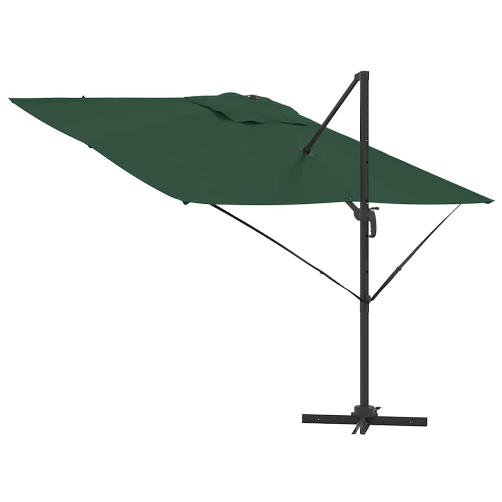 Parasol Roma Verde 286x285x265 cm din aluminiu GartenMobel Dekor