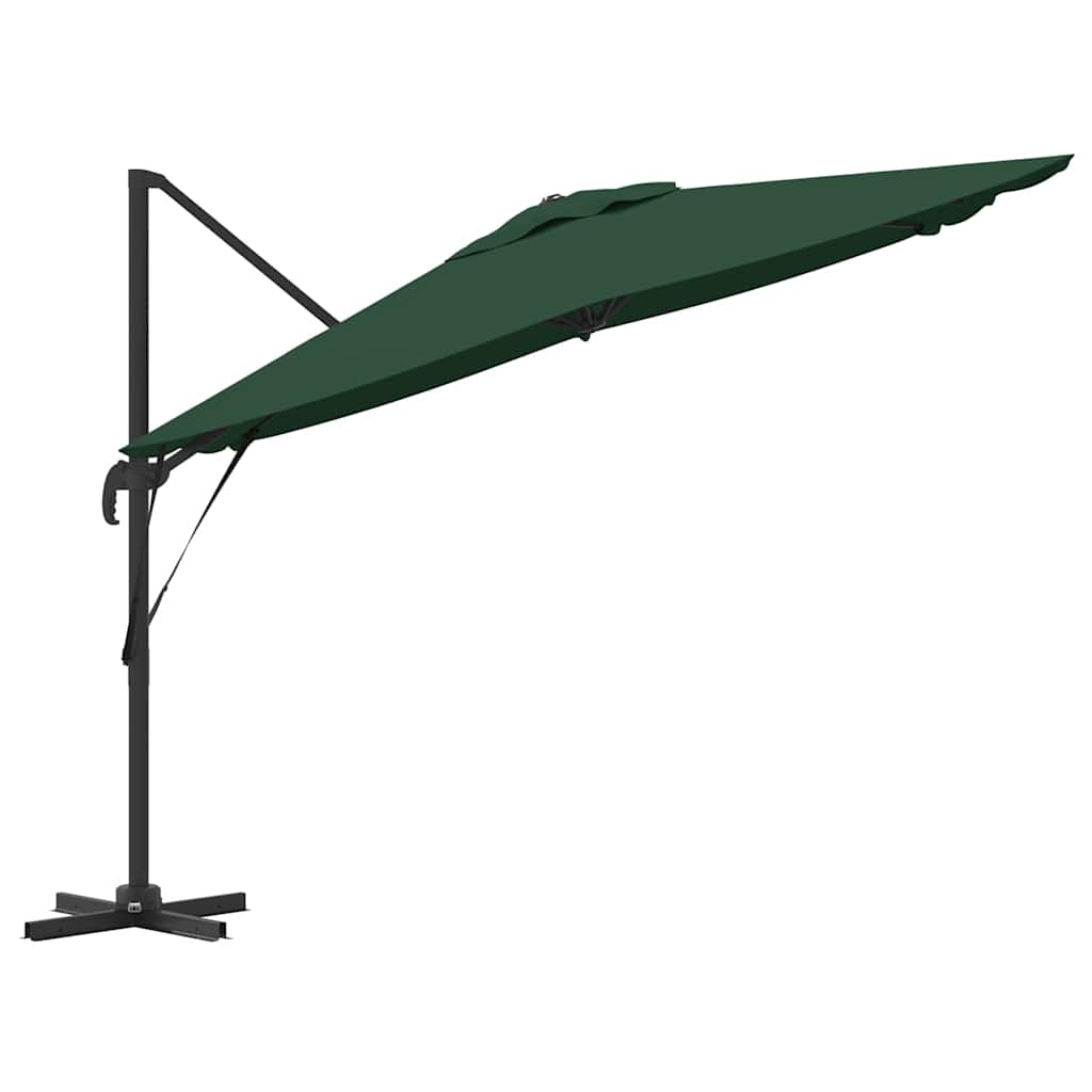 Parasol Roma Verde 286x285x265 cm din aluminiu GartenMobel Dekor