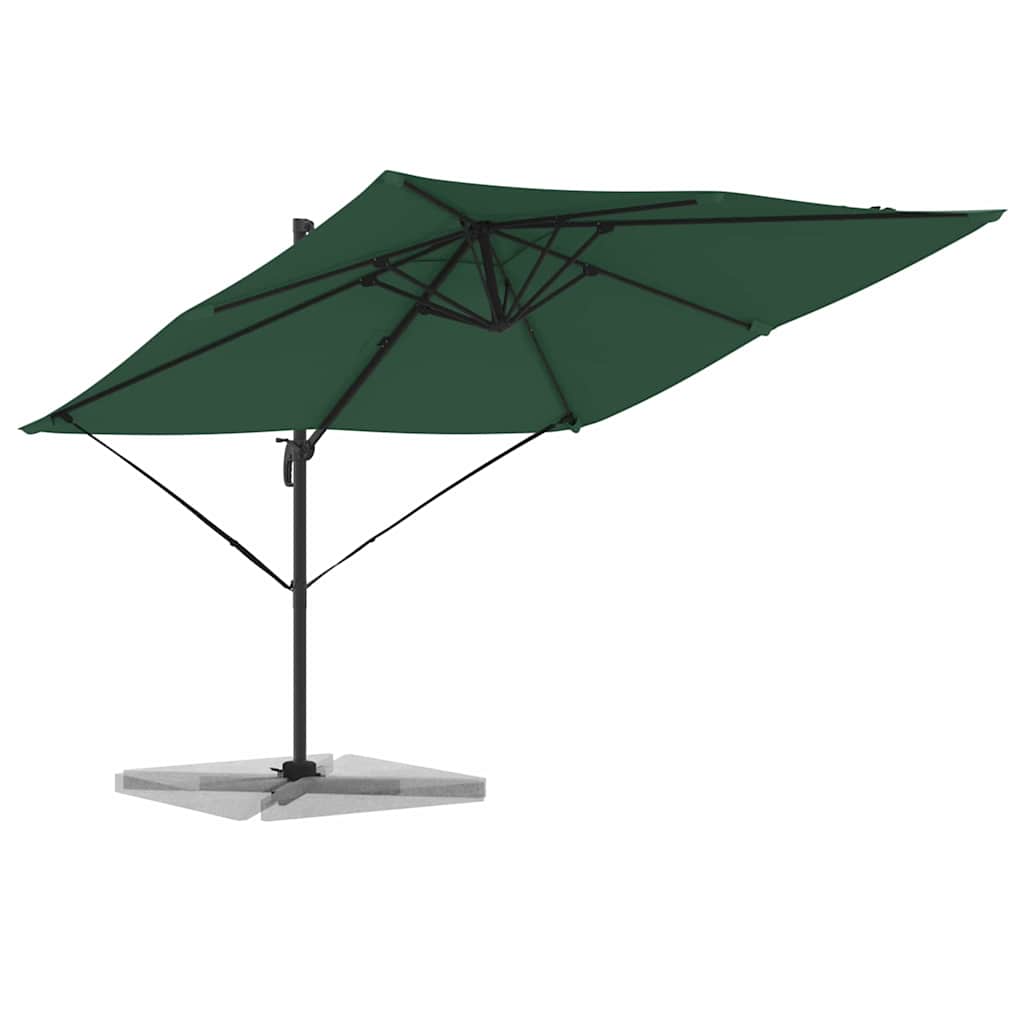 Parasol Roma Verde 286x285x265 cm din aluminiu GartenMobel Dekor