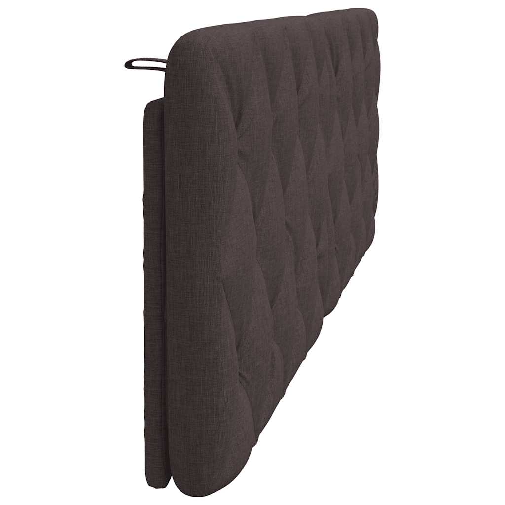 Pernă pentru tăblie de pat maro închis, 160 cm, material textil GartenMobel Dekor