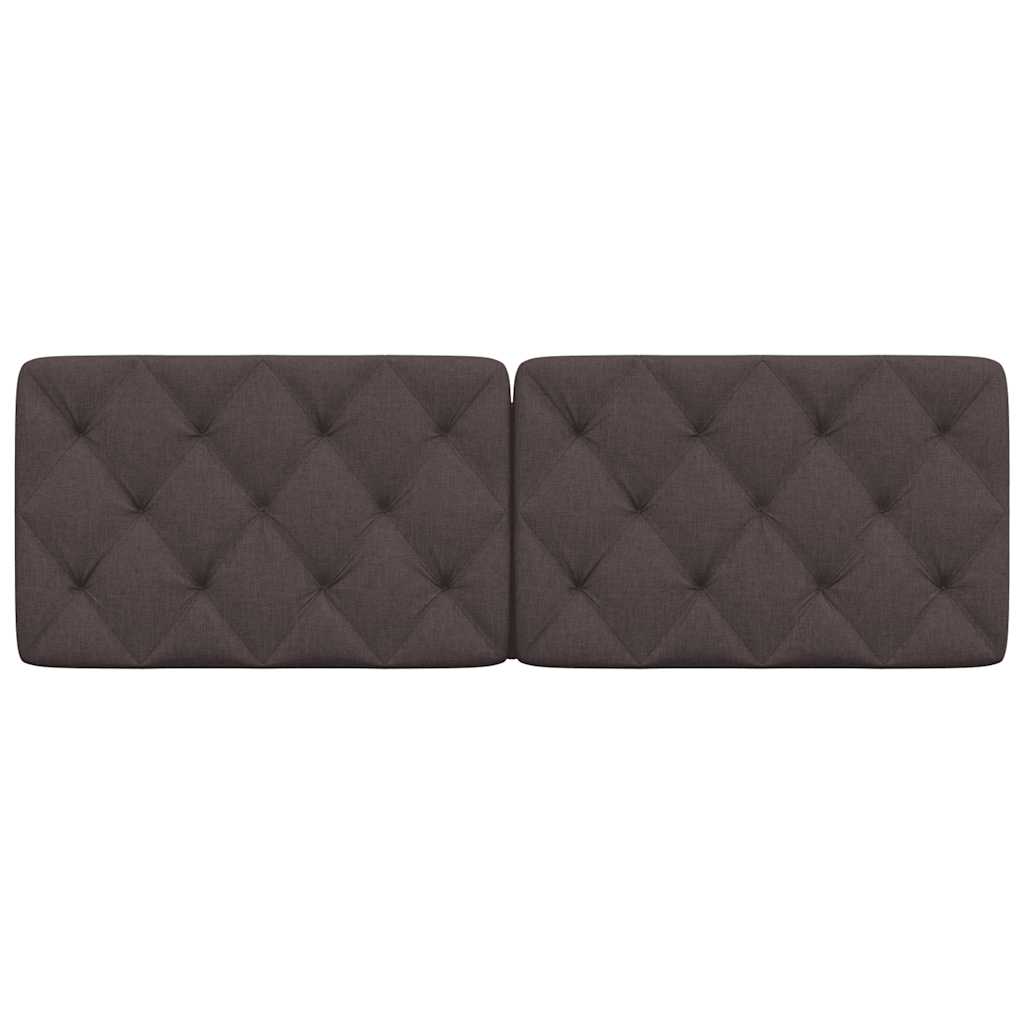 Pernă pentru tăblie de pat maro închis, 160 cm, material textil GartenMobel Dekor