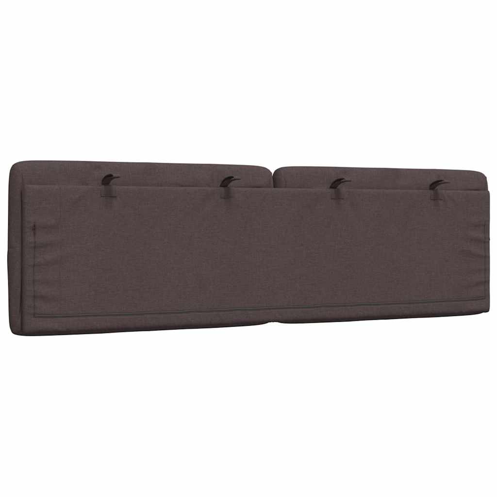 Pernă pentru tăblie de pat maro închis, 160 cm, material textil GartenMobel Dekor