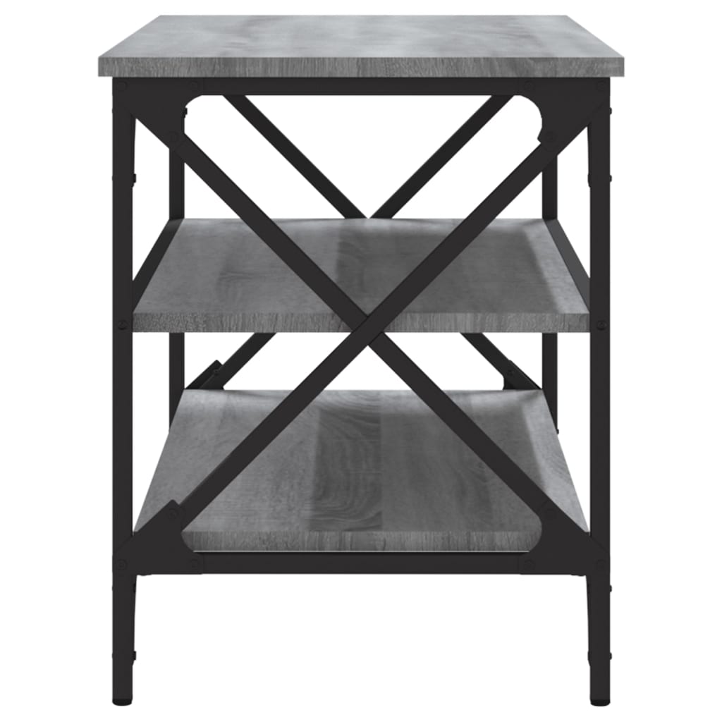 Comodă TV, gri sonoma, 80x40x50 cm, lemn compozit GartenMobel Dekor