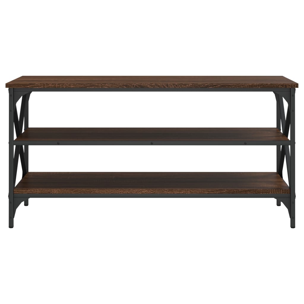 Comodă TV, stejar maro, 100x40x50 cm, lemn prelucrat GartenMobel Dekor
