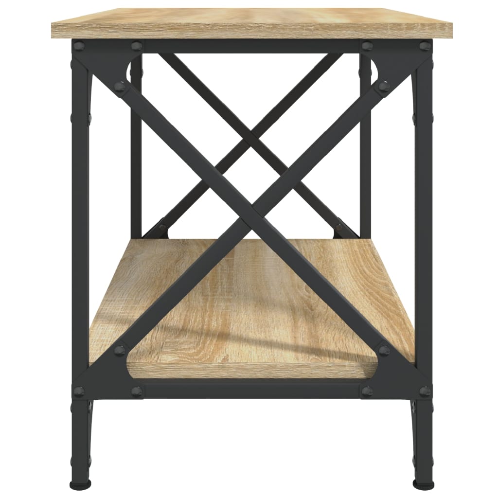 Masă laterală, stejar sonoma, 55x38x45 cm, lemn prelucrat GartenMobel Dekor