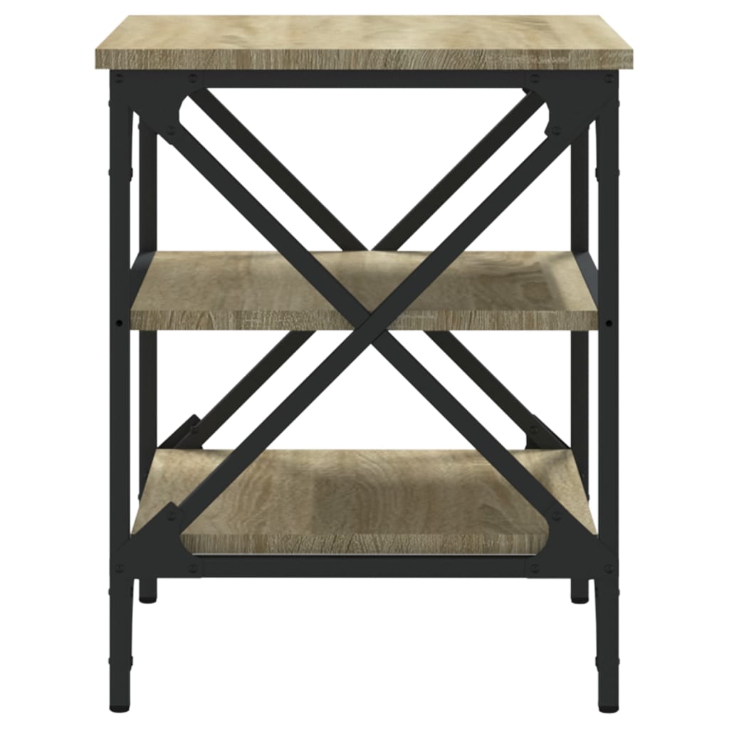 Mese laterale 2 buc. stejar sonoma 40x42x50 cm lemn compozit GartenMobel Dekor