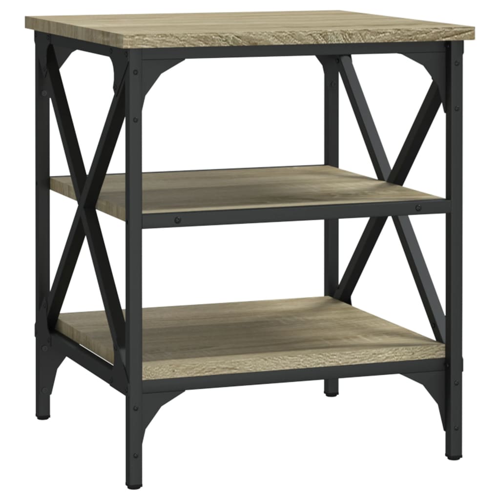 Mese laterale 2 buc. stejar sonoma 40x42x50 cm lemn compozit GartenMobel Dekor