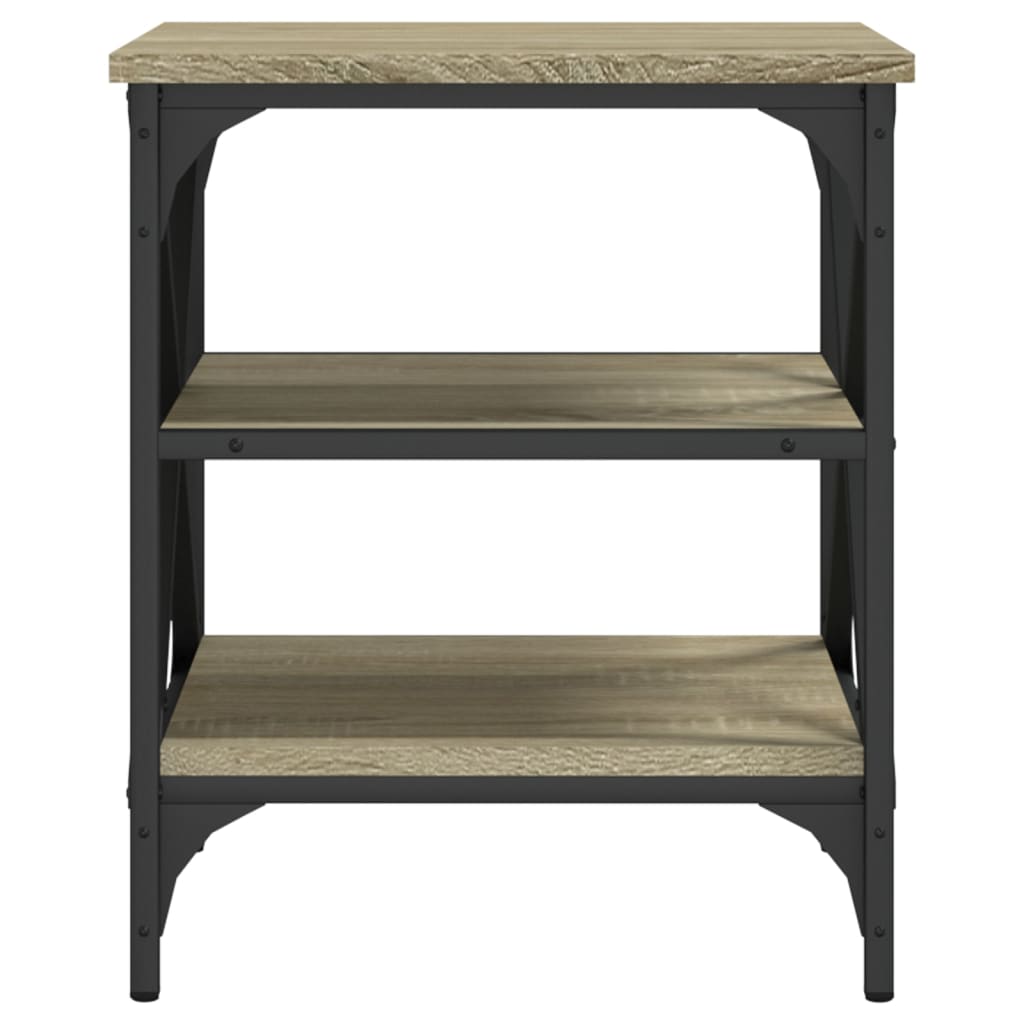 Mese laterale 2 buc. stejar sonoma 40x42x50 cm lemn compozit GartenMobel Dekor
