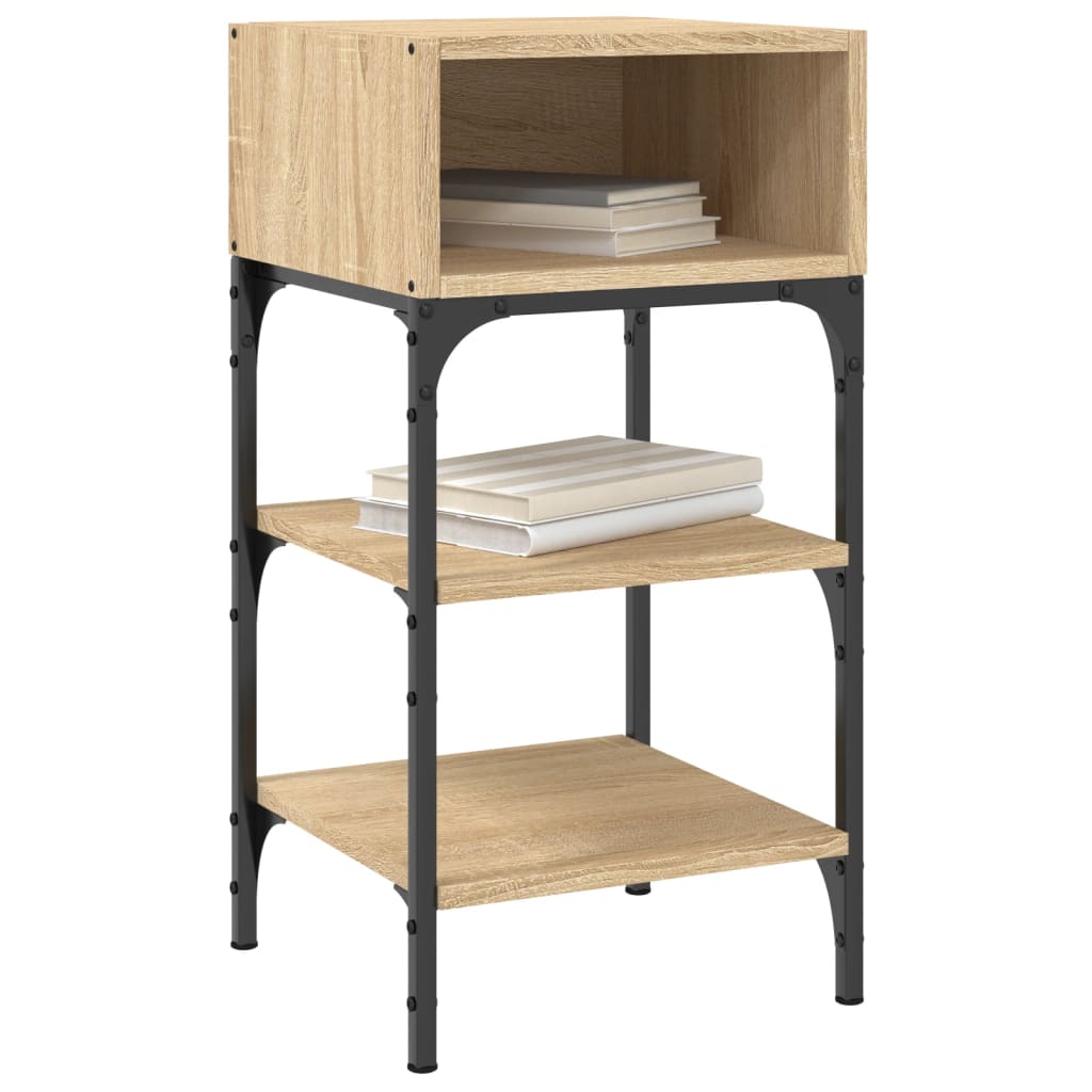 Noptiere, 2 buc., stejar sonoma, 35x34,5x70 cm, lemn compozit GartenMobel Dekor