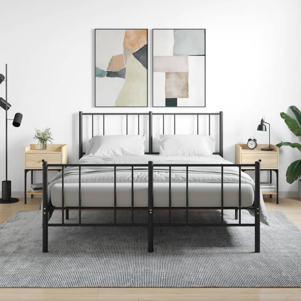 Noptiere, 2 buc., stejar sonoma, 40,5x31x60 cm, lemn compozit GartenMobel Dekor