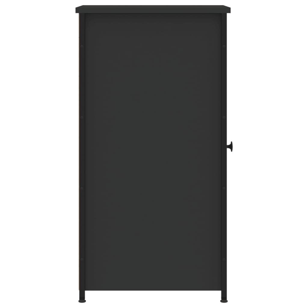 Noptiere, 2 buc., negru, 32x42x80 cm, lemn compozit GartenMobel Dekor