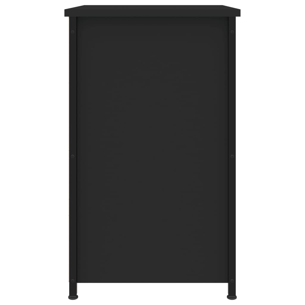 Noptiere, 2 buc., negru, 40x36x60 cm, lemn compozit GartenMobel Dekor