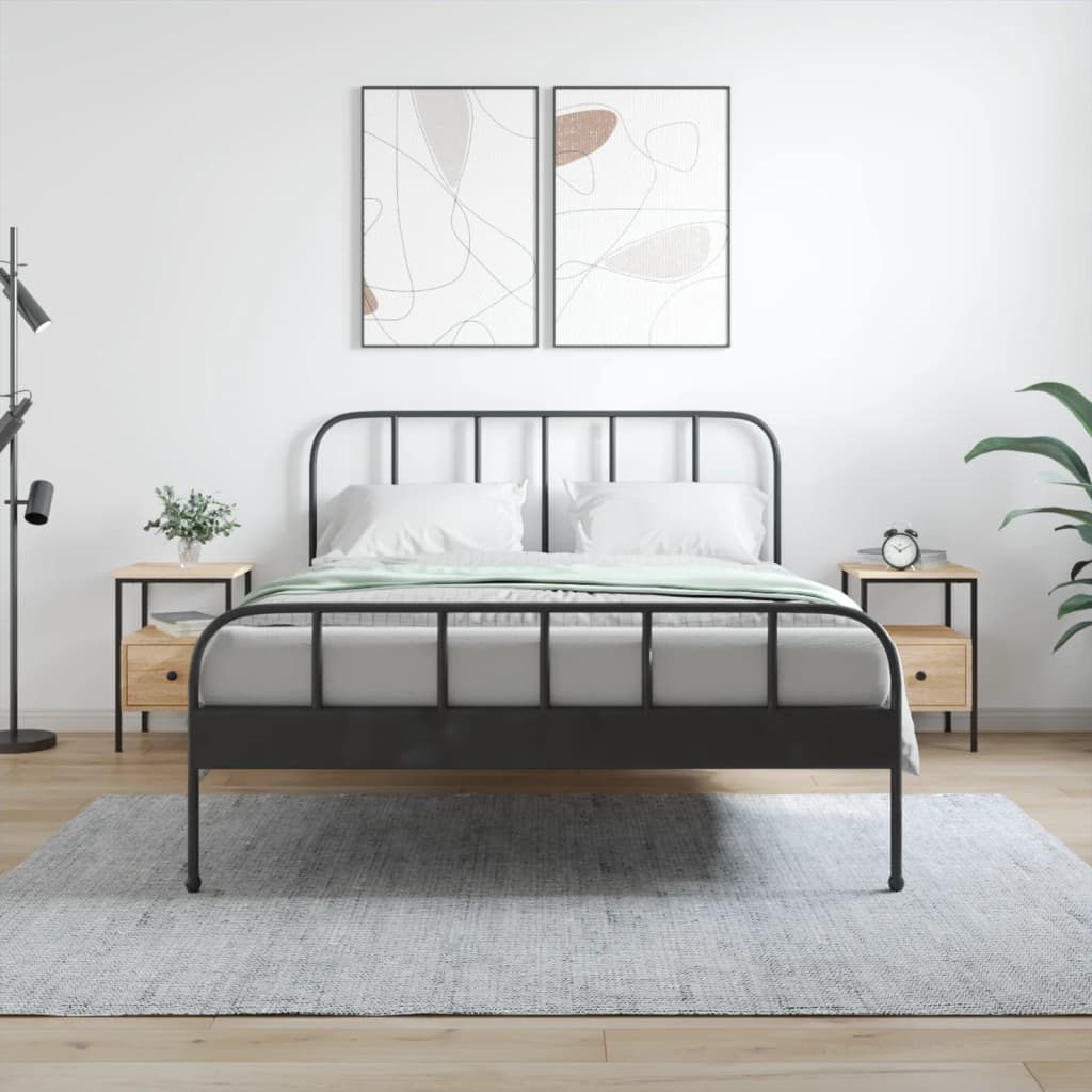 Noptiere, 2 buc., stejar sonoma, 34x36x50 cm, lemn compozit GartenMobel Dekor