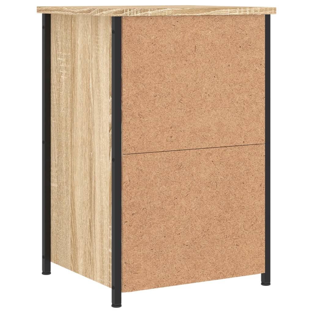 Noptiere, 2 buc., stejar sonoma, 40x36x60 cm, lemn compozit GartenMobel Dekor