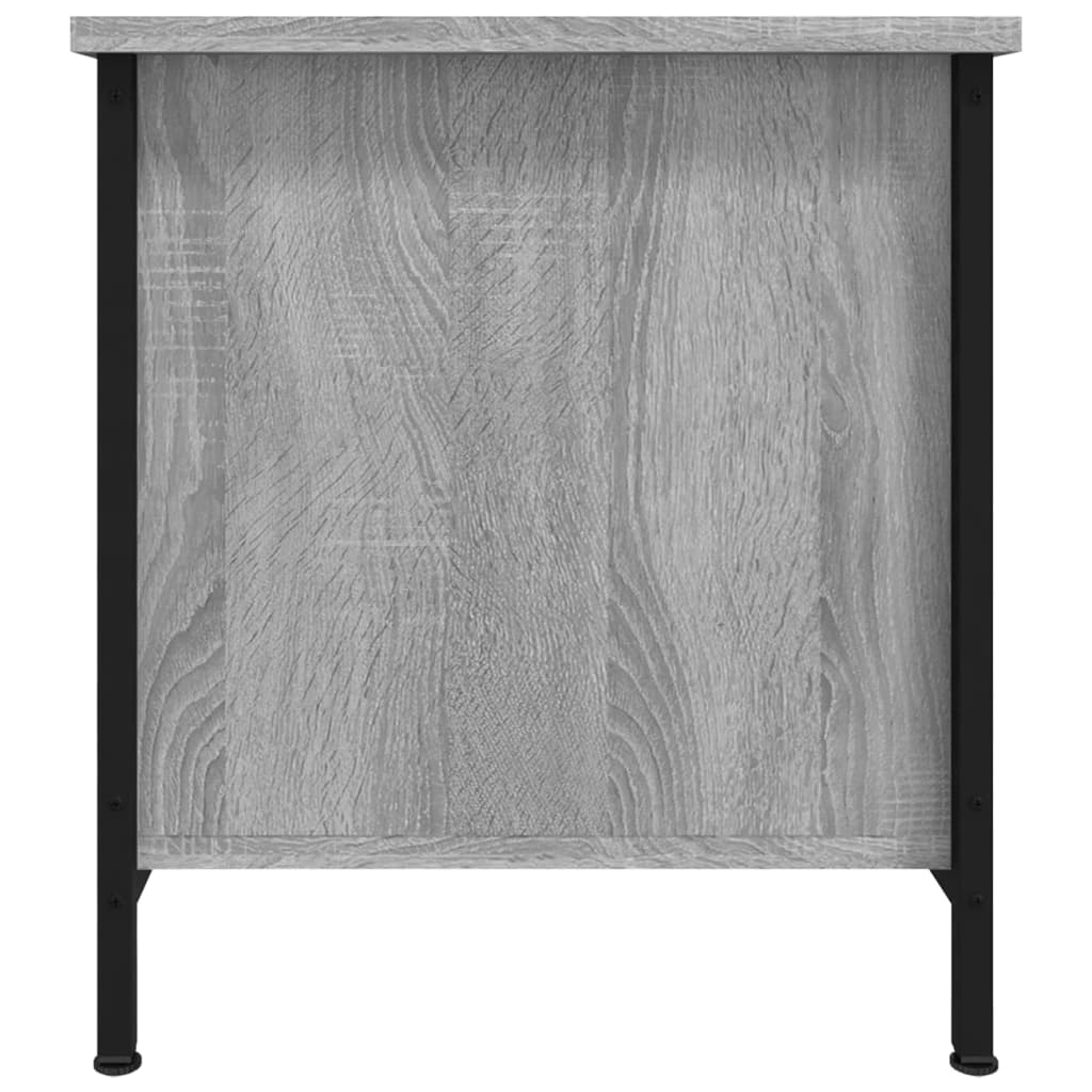 Comodă TV, gri sonoma, 100x40x45 cm, lemn prelucrat GartenMobel Dekor