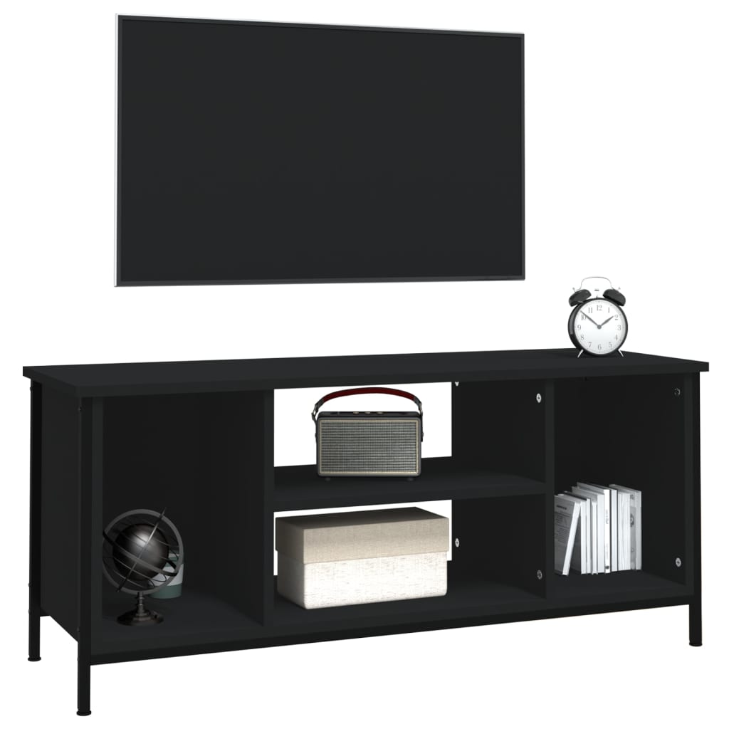 Comodă TV, negru, 102x35x45 cm, lemn prelucrat GartenMobel Dekor