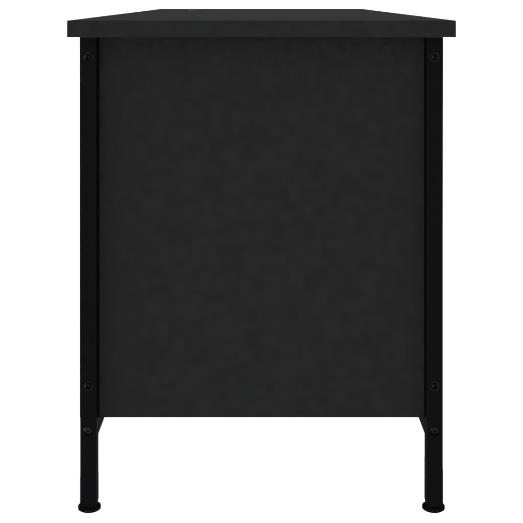 Comodă TV, negru, 102x35x45 cm, lemn prelucrat GartenMobel Dekor