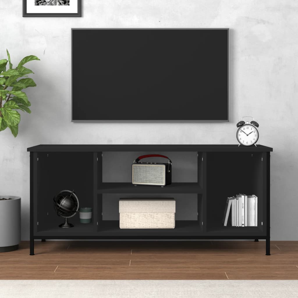 Comodă TV, negru, 102x35x45 cm, lemn prelucrat GartenMobel Dekor
