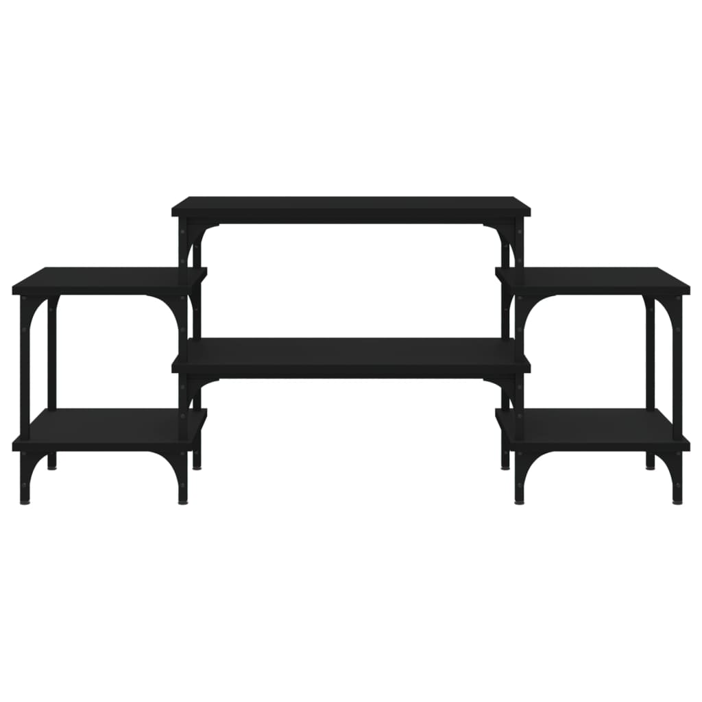 Comodă TV, negru, 117x35x52 cm, lemn prelucrat GartenMobel Dekor