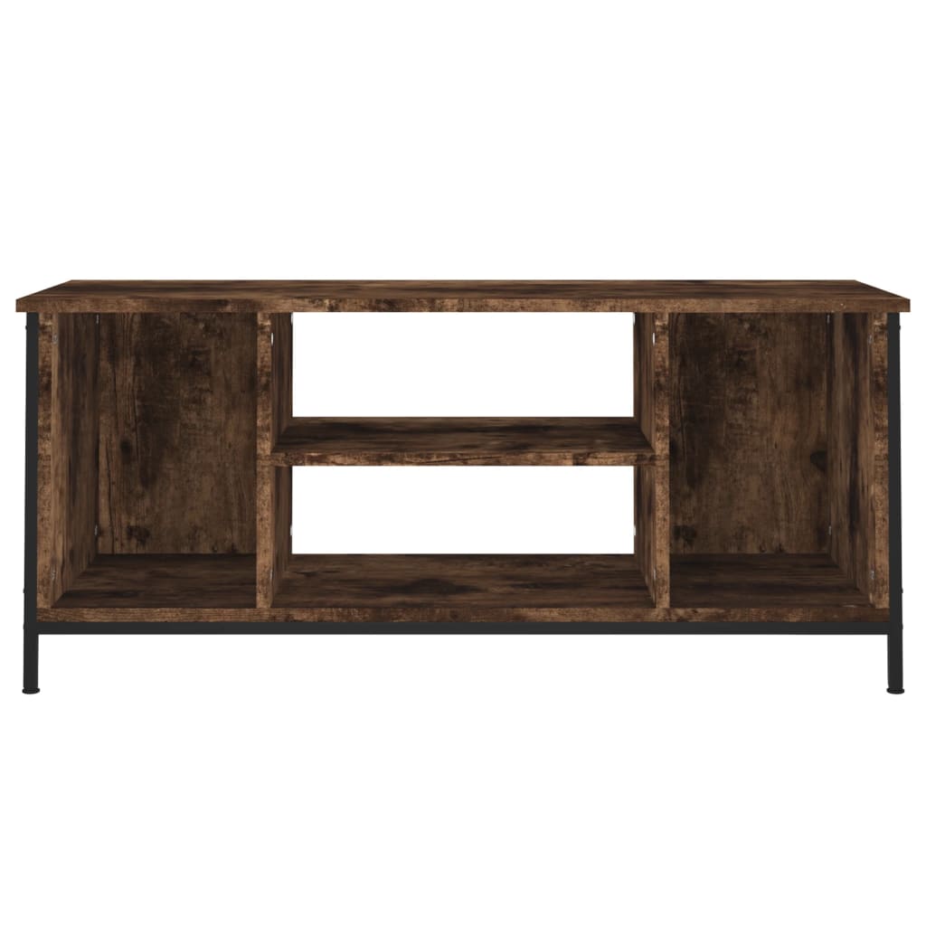 Comodă TV, stejar afumat, 102x35x45 cm, lemn prelucrat GartenMobel Dekor
