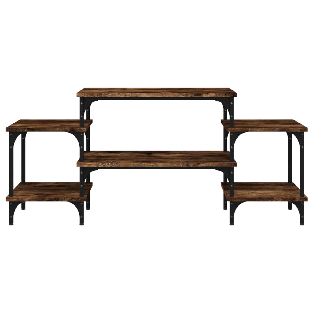 Comodă TV, stejar afumat, 117x35x52 cm, lemn prelucrat GartenMobel Dekor