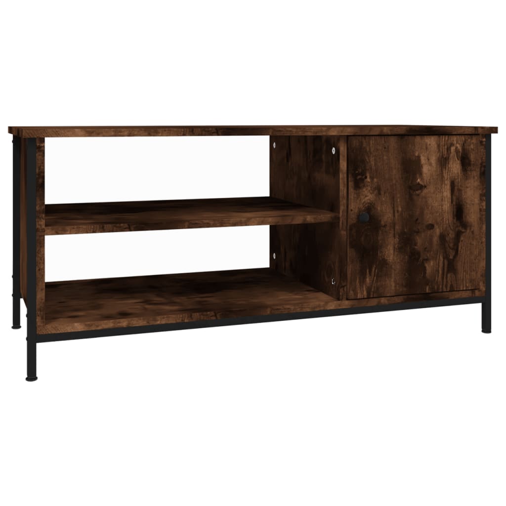 Comodă TV, stejar fumuriu, 100x40x45 cm, lemn prelucrat GartenMobel Dekor