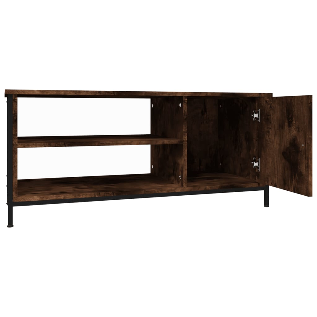 Comodă TV, stejar fumuriu, 100x40x45 cm, lemn prelucrat GartenMobel Dekor