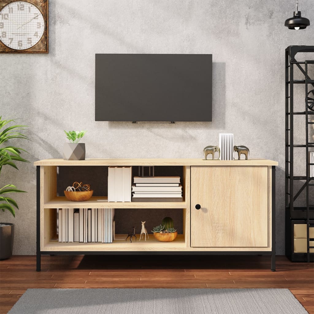 Comodă TV, stejar sonoma, 100x40x45 cm, lemn prelucrat GartenMobel Dekor