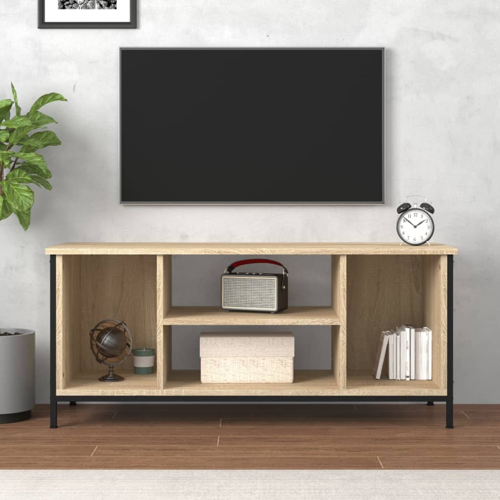 Comodă TV, stejar sonoma, 102x35x45 cm, lemn prelucrat GartenMobel Dekor