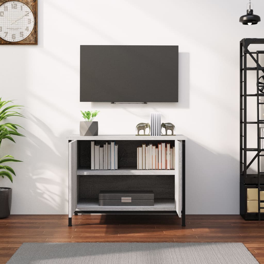 Comodă TV cu uși, stejar sonoma, 60x35x45 cm, lemn prelucrat GartenMobel Dekor