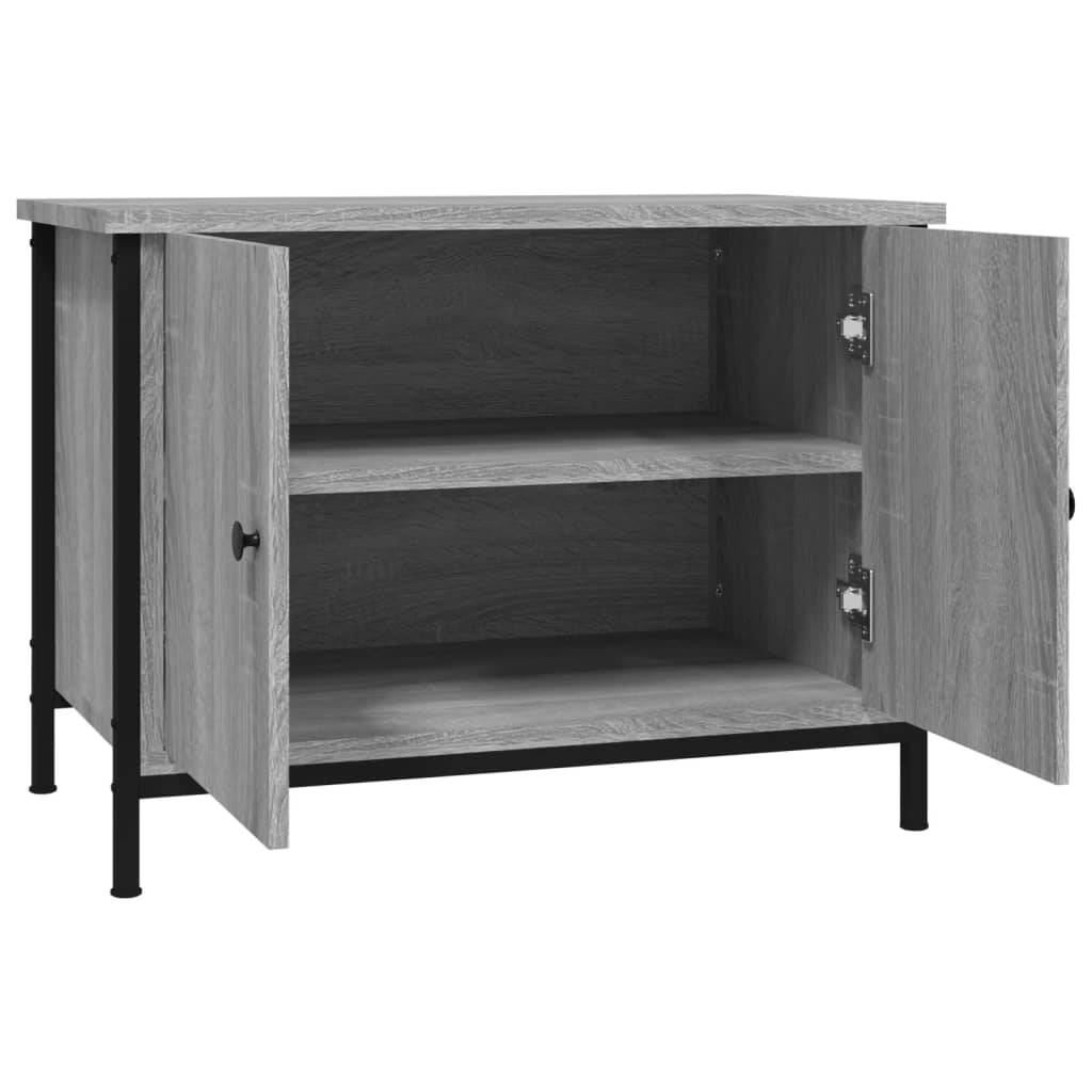 Comodă TV cu uși, stejar sonoma, 60x35x45 cm, lemn prelucrat GartenMobel Dekor