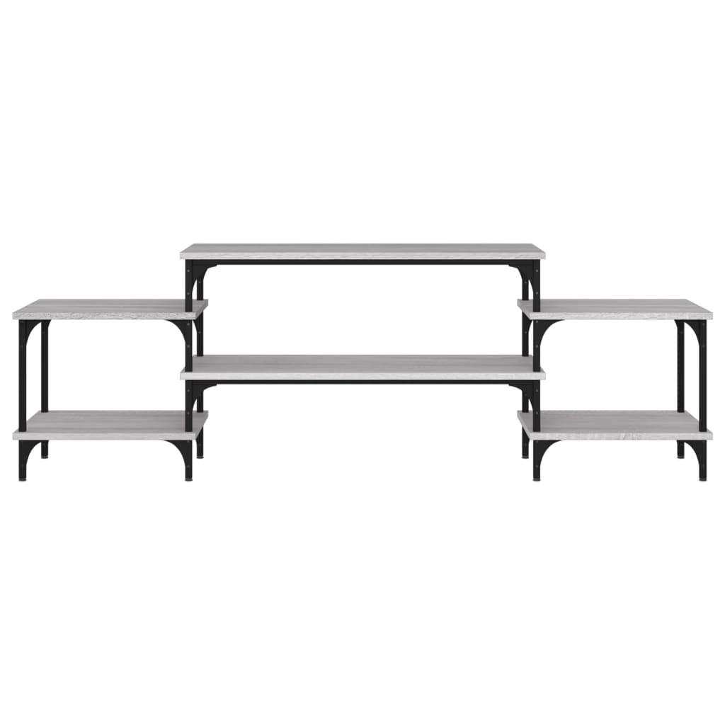 Dulap TV, gri sonoma, 157x35x52 cm, lemn prelucrat GartenMobel Dekor