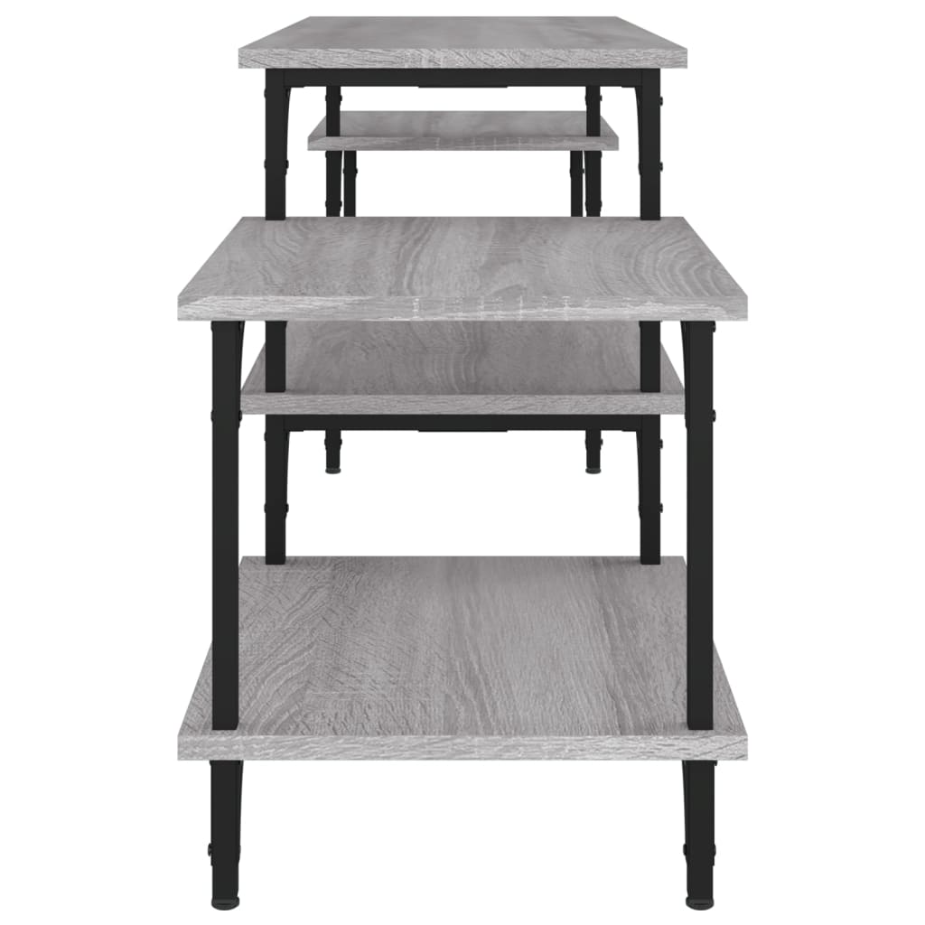 Dulap TV, gri sonoma, 157x35x52 cm, lemn prelucrat GartenMobel Dekor