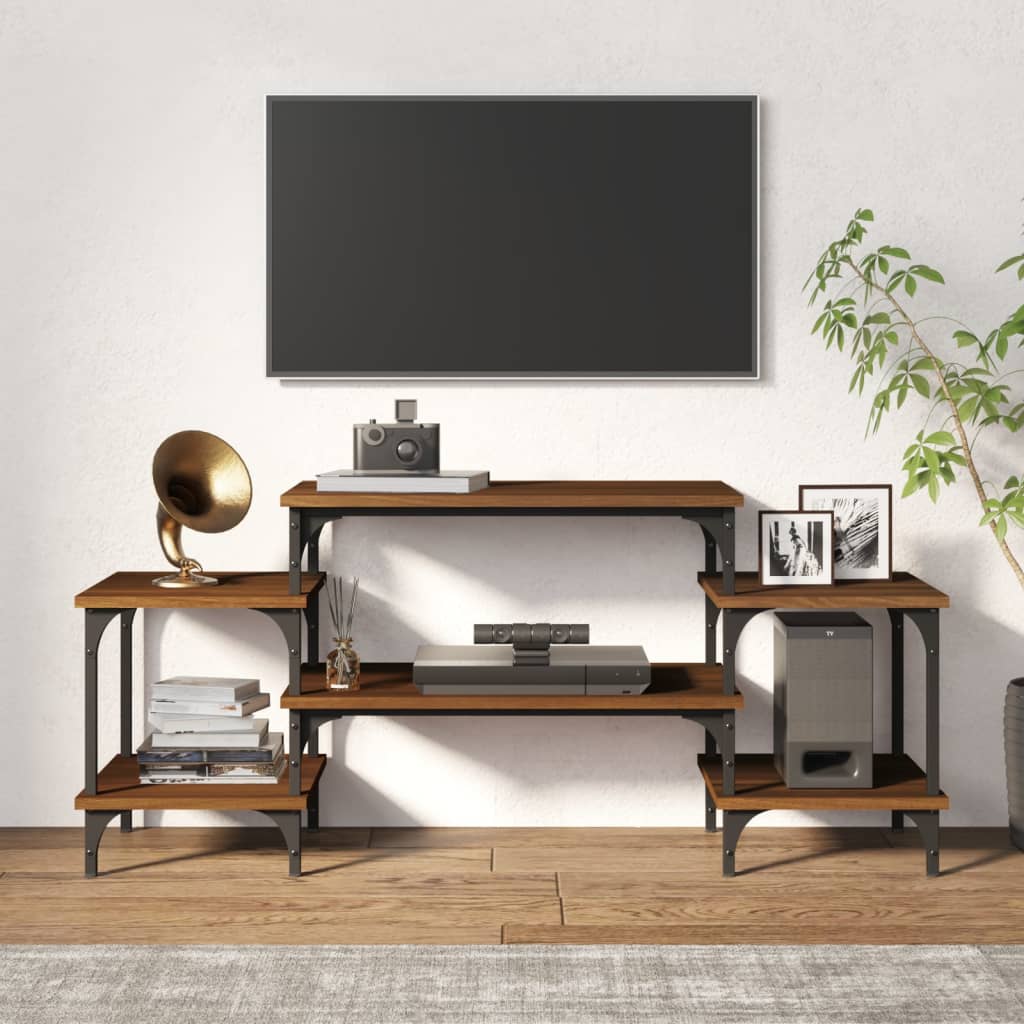 Dulap TV, stejar maro, 117x35x52 cm, lemn prelucrat GartenMobel Dekor