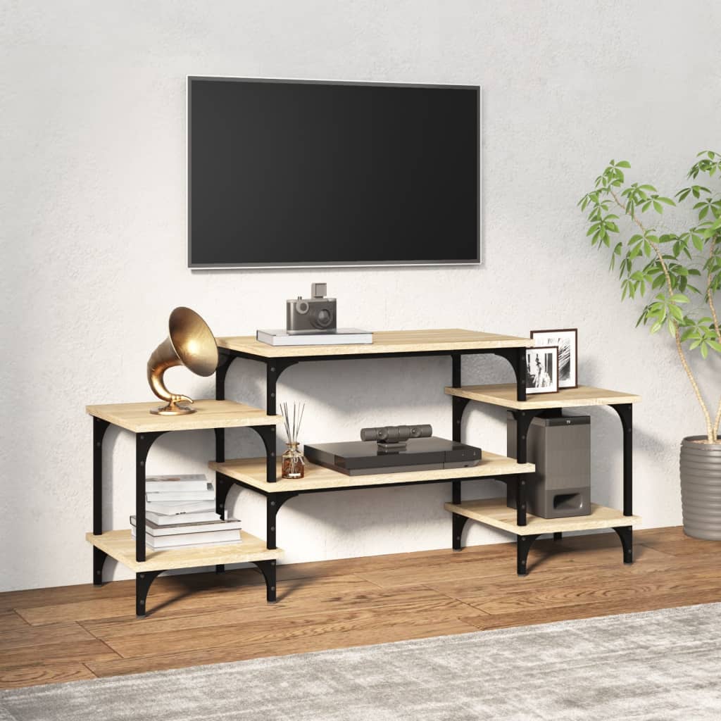 Dulap TV, stejar sonoma, 117x35x52 cm, lemn prelucrat GartenMobel Dekor