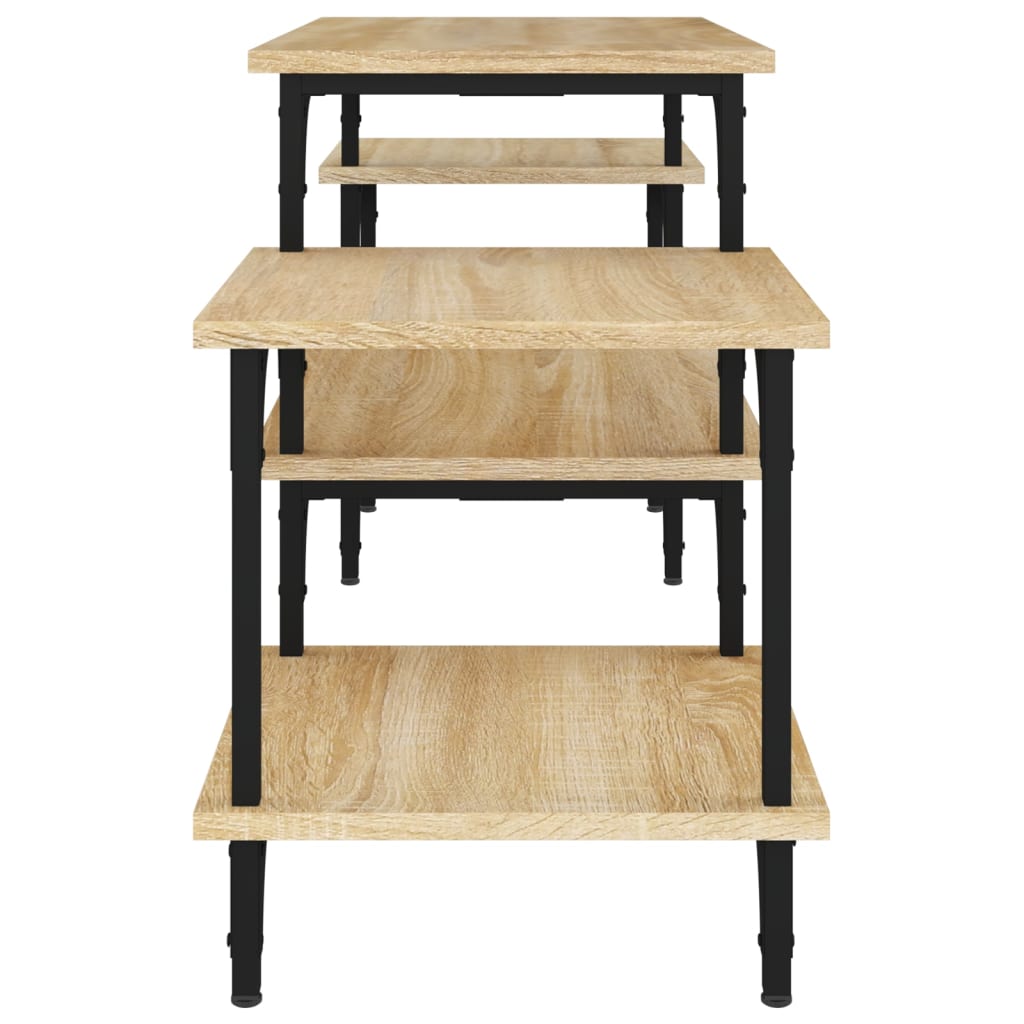 Dulap TV, stejar sonoma, 117x35x52 cm, lemn prelucrat GartenMobel Dekor