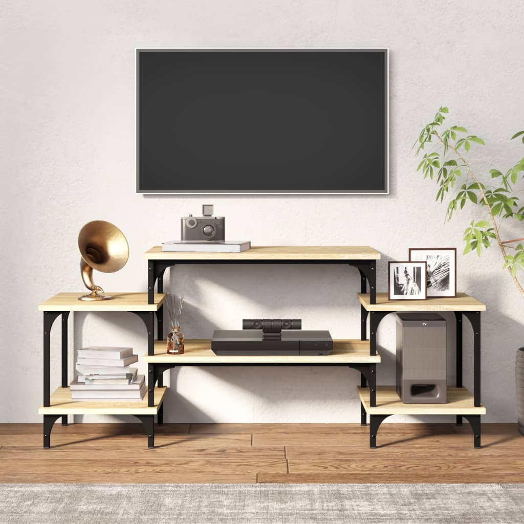 Dulap TV, stejar sonoma, 117x35x52 cm, lemn prelucrat GartenMobel Dekor