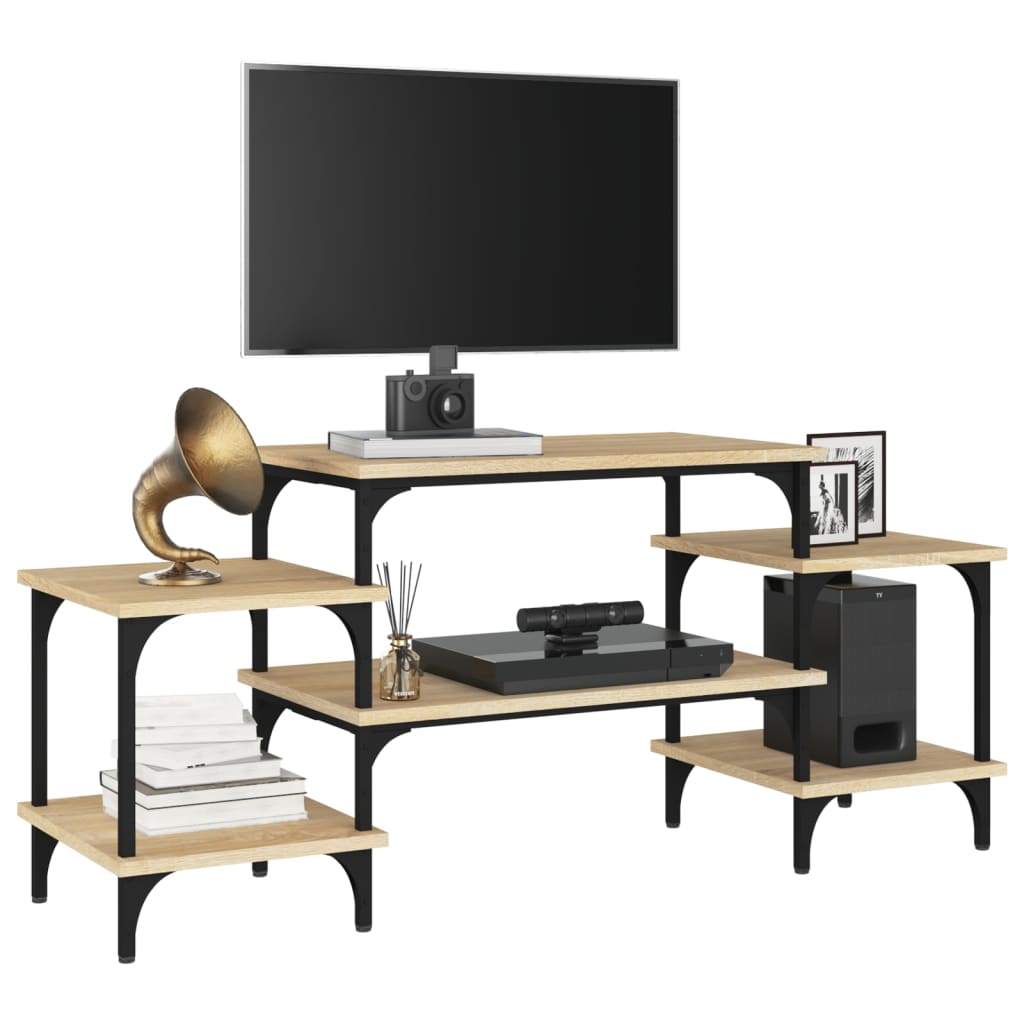 Dulap TV, stejar sonoma, 117x35x52 cm, lemn prelucrat GartenMobel Dekor